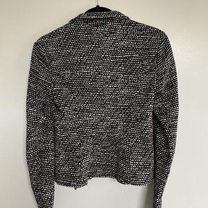 Black and White Express Blazer